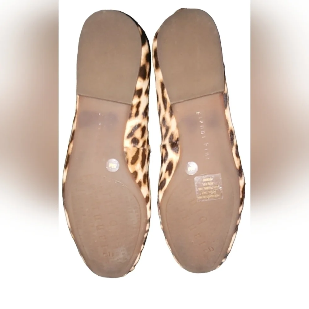 Gianni Bini Genuine Calf Fur Animal Print Loafer Shoes